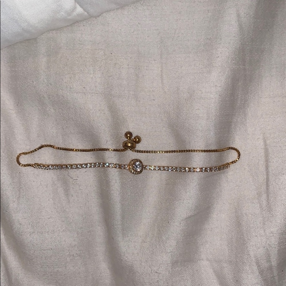 Gold Bracelet with Diamonds